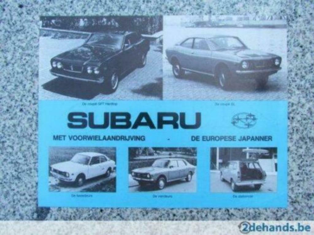 Folder Subaru 1400 van 1978, Ophalen of Verzenden, Zo goed als nieuw, Overige merken