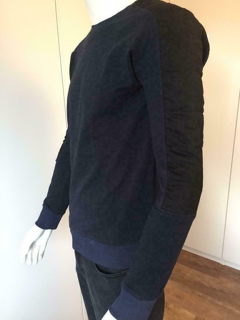 Pull extensible M, belle combinaison de bleu marine et noir,, Zumo, Enlèvement ou Envoi, Comme neuf, Bleu