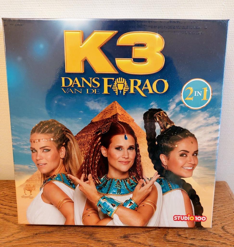 Bordspel K3 Dans van de Farao (nieuw in folie), Een of twee spelers, Ophalen of Verzenden, Nieuw, Studio 100