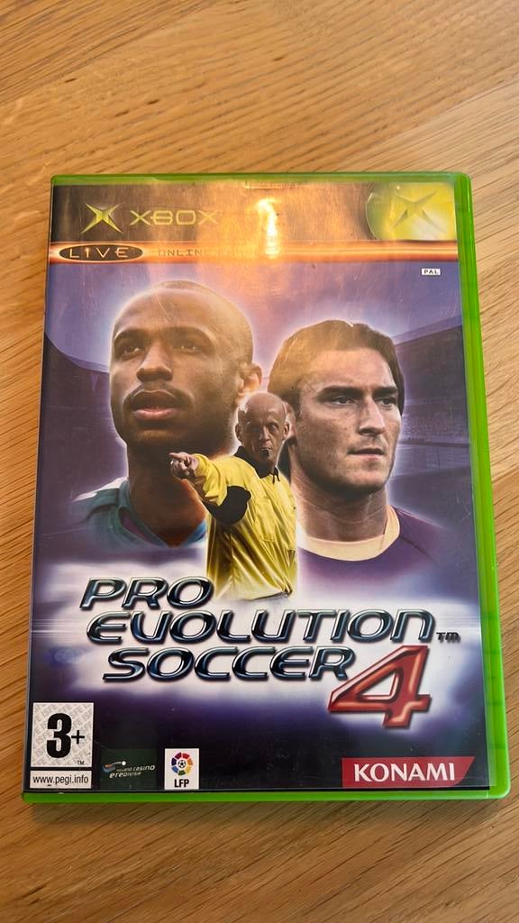 Jeu original pour Xbox - Pro Evolution Soccer 4, Consoles de jeu & Jeux vidéo, Enlèvement ou Envoi, À partir de 3 ans, 3 joueurs ou plus