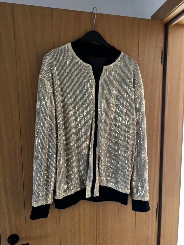 Bomber jack heren carnaval/podium kledij, Ophalen of Verzenden, Zo goed als nieuw, Maat 52/54 (L), Kleding
