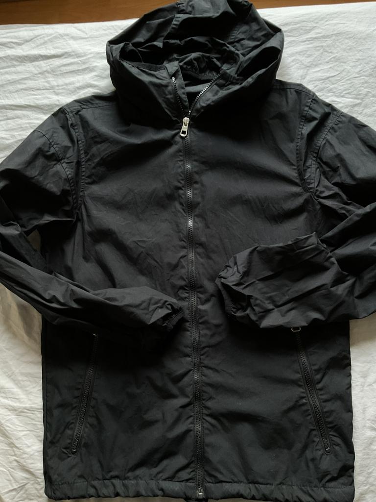 Pull & Bear, zwarte jas, maat M, Maat 48/50 (M), Zwart, Ophalen of Verzenden, Zo goed als nieuw