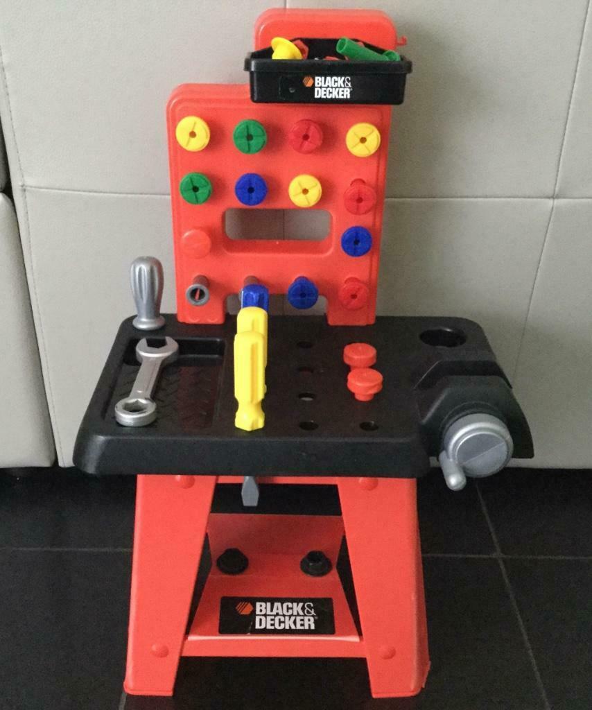 Peuter- werkbankje Black&Decker, Ophalen, Zo goed als nieuw