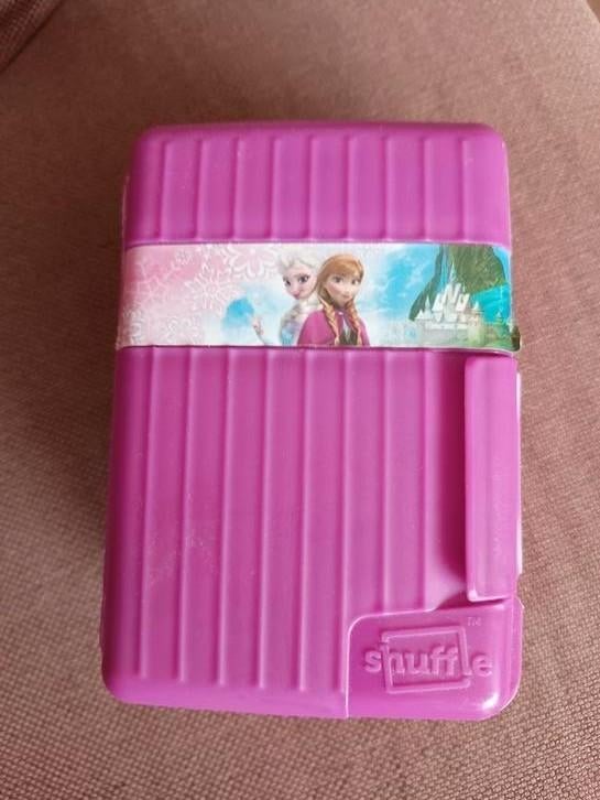 spelletje shuffle van frozen, Hobby en Vrije tijd, Ophalen of Verzenden, Gebruikt