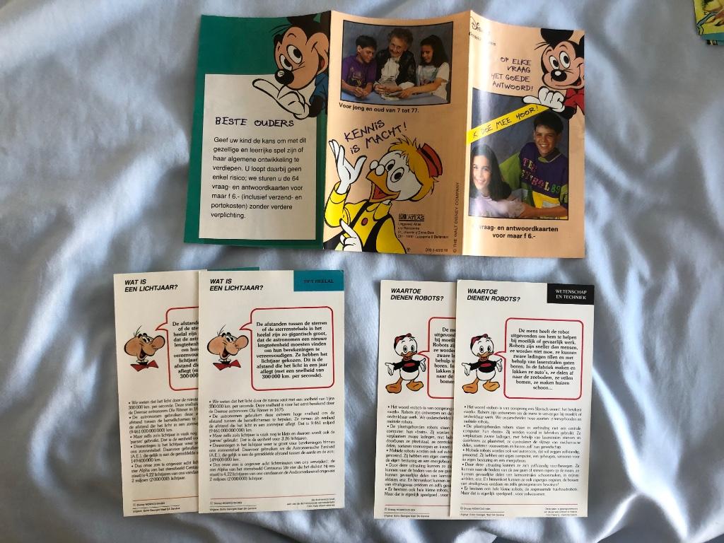 Disney vraag en antwoord ( atlas uitgeverij ) folder, Ophalen of Verzenden, Overige figuren, Zo goed als nieuw, Papier, Kaart of Schrift