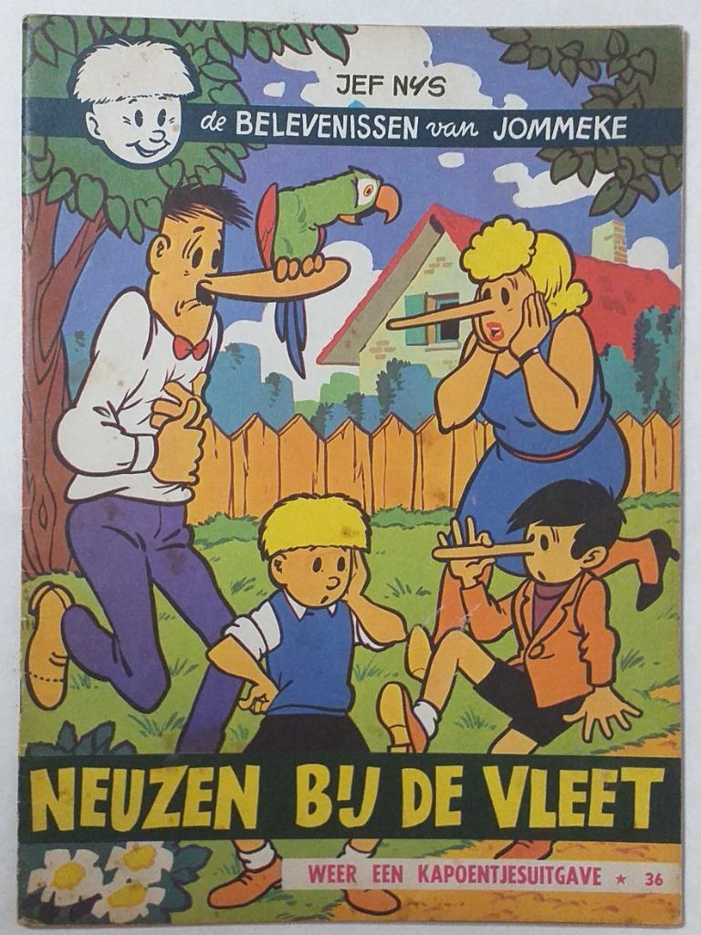 Jommeke 36: Neuzen bij de vleet / Jef Nys - Het Volk, 1968., Boeken, Stripverhalen, Ophalen of Verzenden