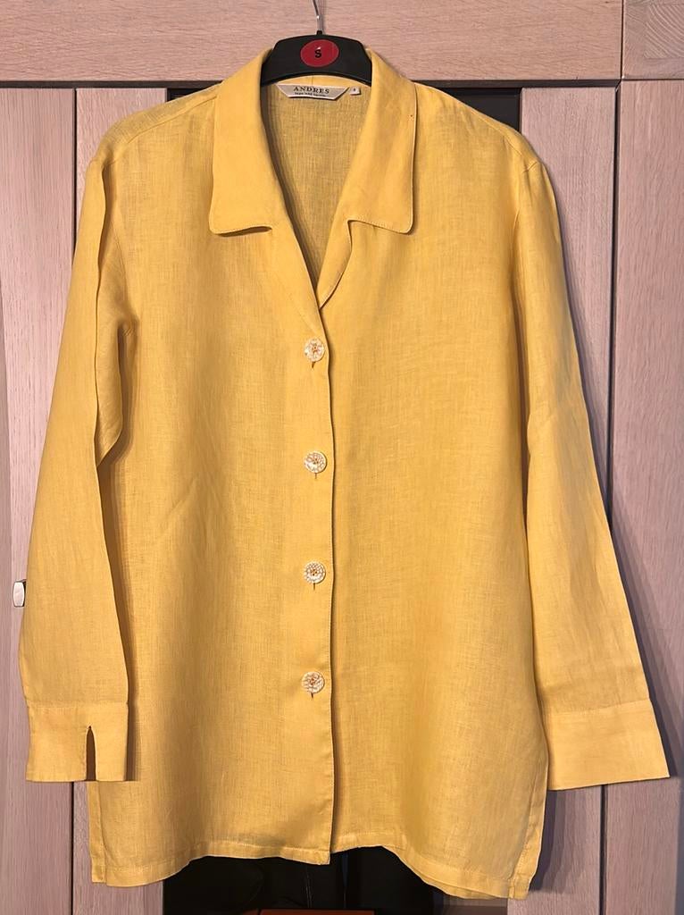 Blouse maat S, Kleding | Dames, Geel, Ophalen of Verzenden, Zo goed als nieuw, Maat 36 (S)