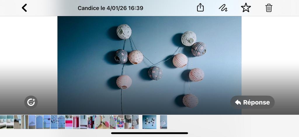 Decoratieve slingerlampen | Maison du Monde, Ophalen, Kunststof, 50 tot 75 cm, Zo goed als nieuw
