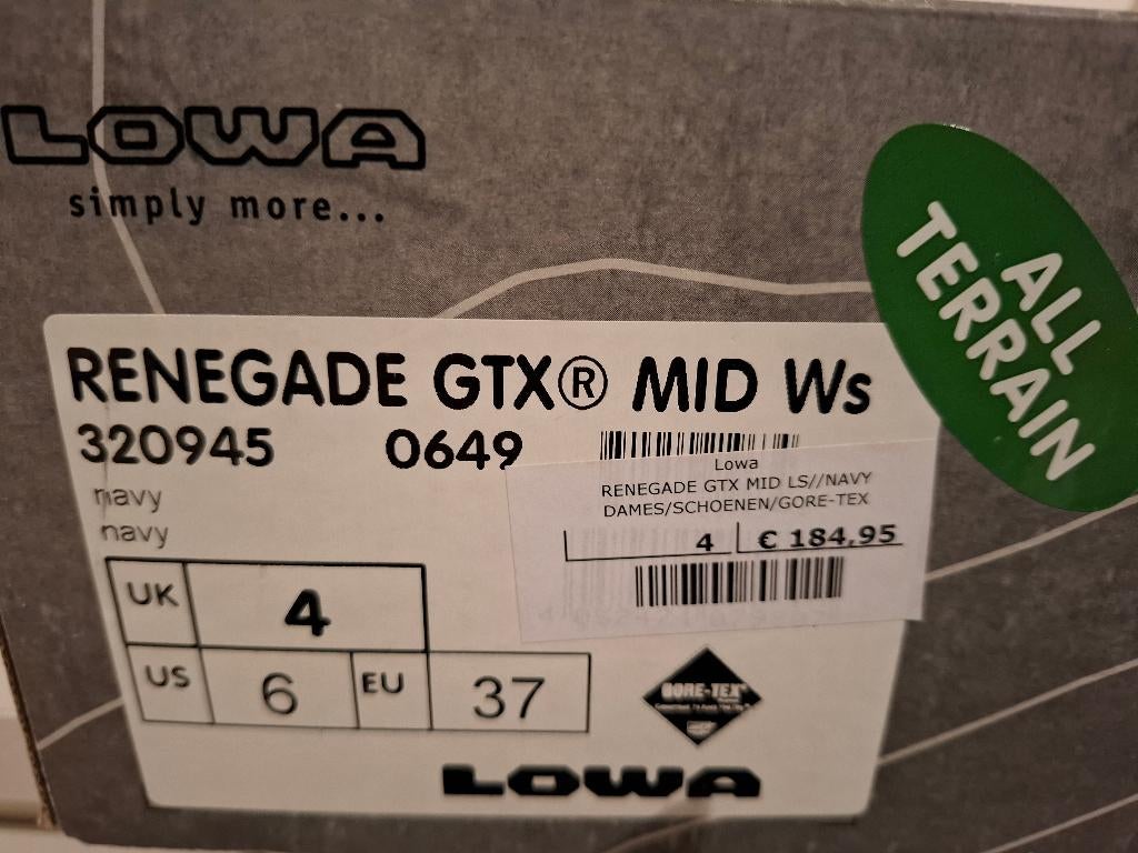 Wandelschoenen Renegade Lowa -maat : 37, Sport en Fitness, Ophalen, Nieuw, Schoenen