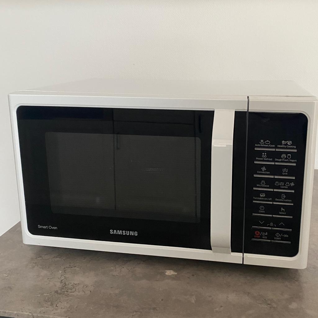 SAMSUNG Combi microgolfoven (MC28H5015AW/EF), Elektronische apparatuur, Microgolfovens, Gebruikt, Microgolfoven, Hete lucht, Ophalen of Verzenden