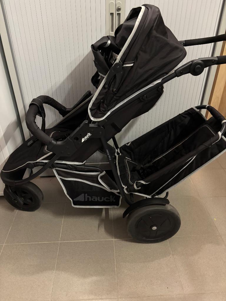 Hauck Freerider Dubbele Buggy, Ophalen, Gebruikt, Overige merken, Duomodel