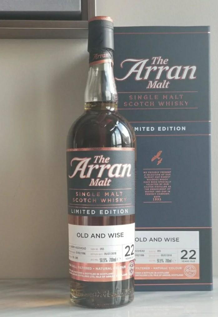 Arran 22 old and wise single cask, Ophalen of Verzenden
