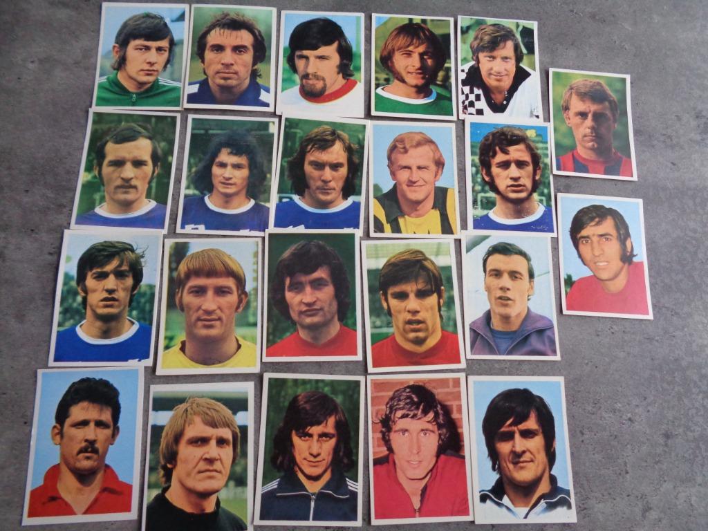 images de football de 1973/74, édition Vanderhout 22x, Envoi