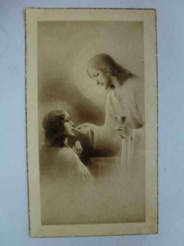 bidprentje plechtige H Kommunie Hilda Ringelé Leuven 1938, Verzenden, Bidprentje
