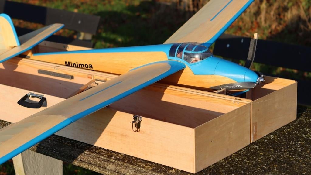 Minimoa, spanwijdte 3,4 meter., Hobby en Vrije tijd, Modelbouw | Radiografisch | Vliegtuigen, Ophalen, Nieuw, Elektro, RTF (Ready to Fly)