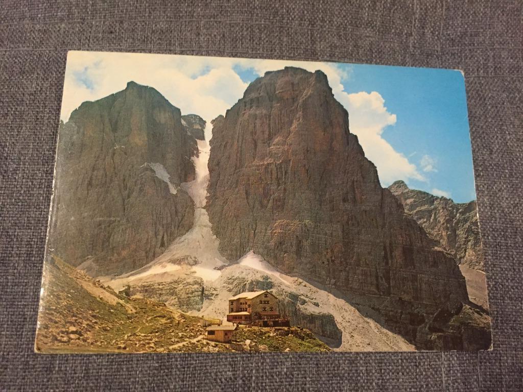 Oude postkaart Dolomieten Italië, Ophalen of Verzenden, 1980 tot heden, Gelopen, Italië