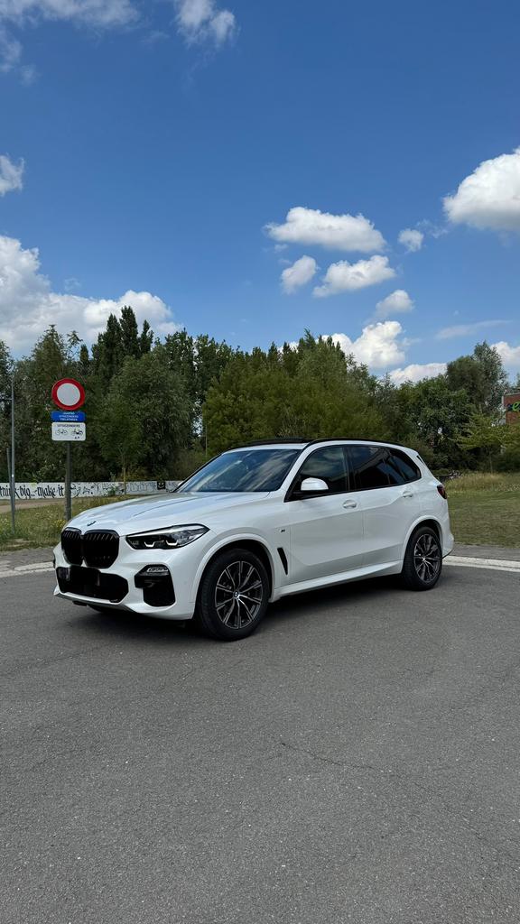BMW X5 30D, Auto's, Automaat, X5, Wit, 360° camera