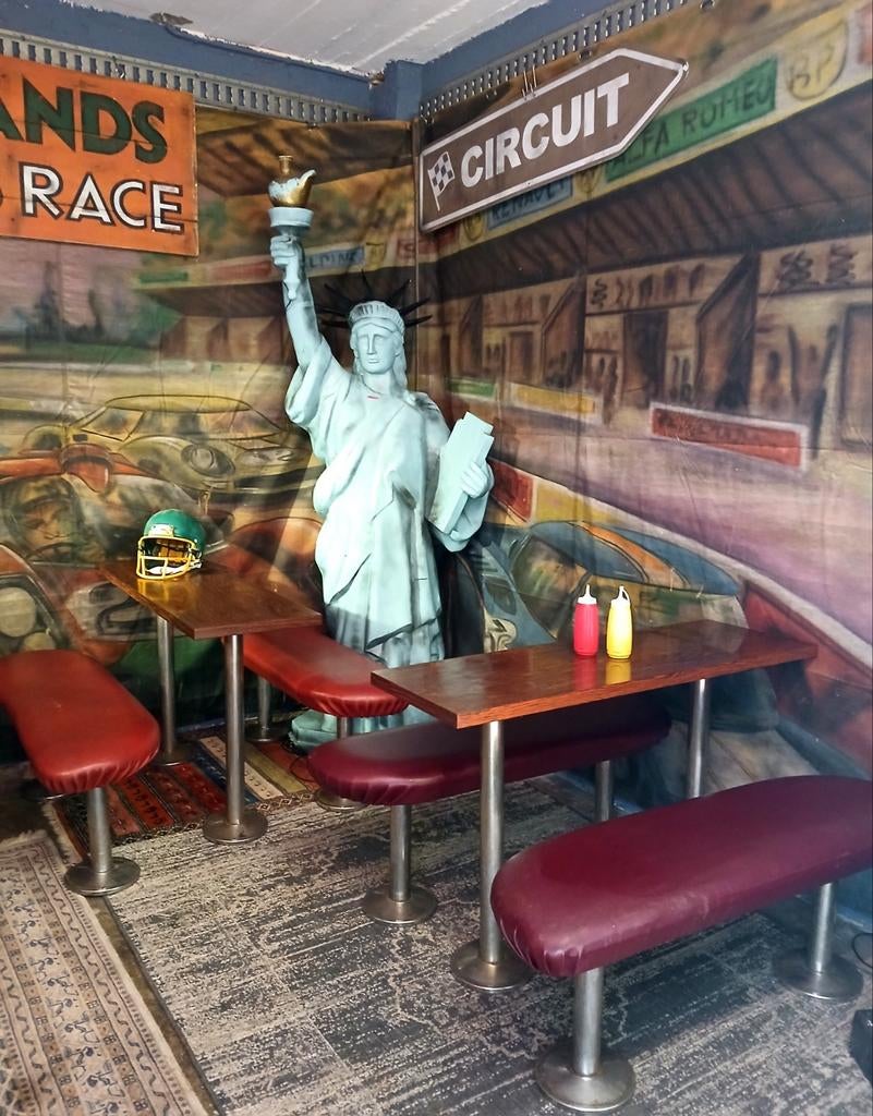 American diner set.  Memphis NewYork Miami, Antiek en Kunst, Curiosa en Brocante, Ophalen