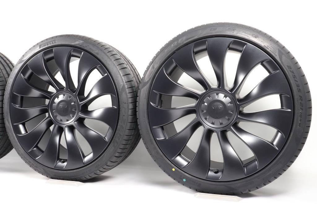 Tesla Model Y 21 Inch Styling Überturbine zomerset Nieuw, Auto-onderdelen, Banden en Velgen, 255 mm, Banden en Velgen, Nieuw, Personenwagen