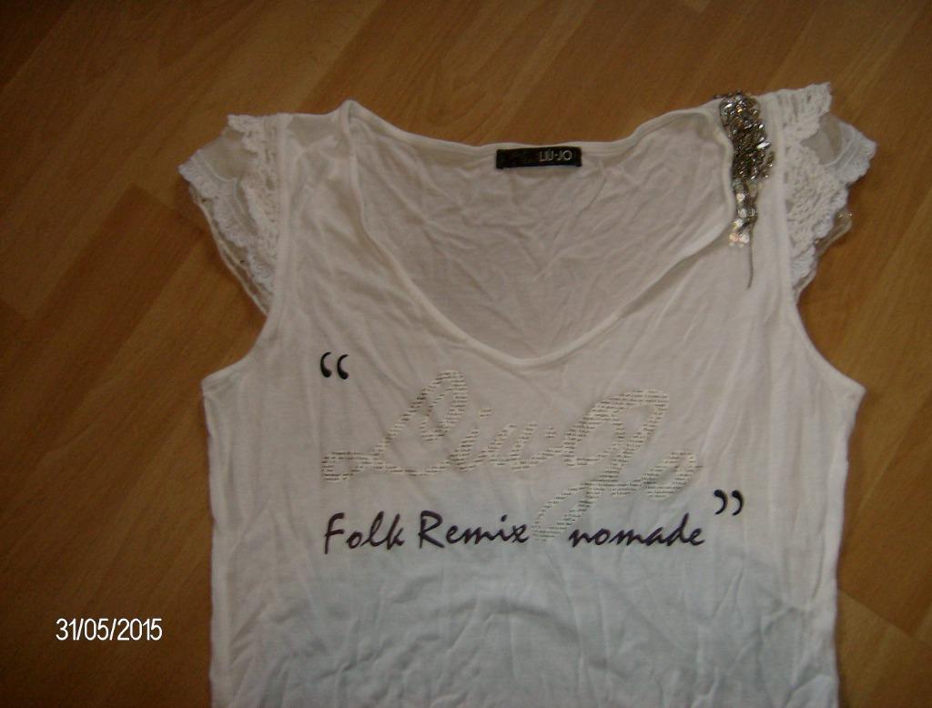 T-shirt wit merk liu jo - maat 42, Kleding | Dames, Liu Jo, Wit, Maat 42/44 (L), Ophalen of Verzenden