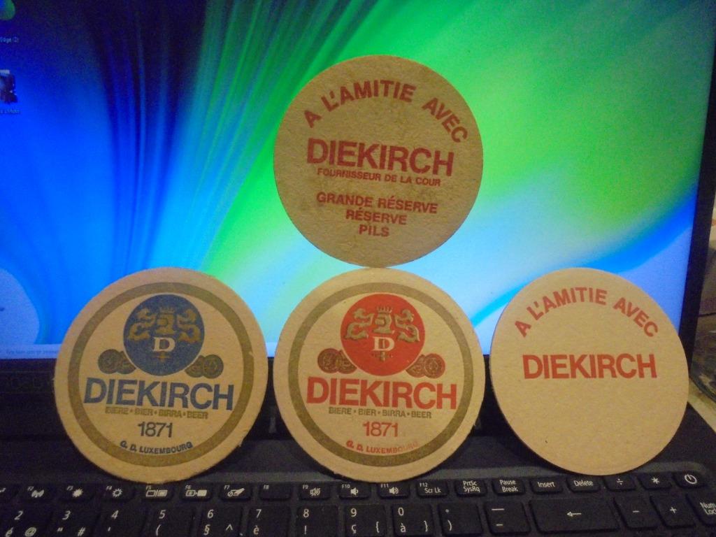 Diekirch, Enlèvement ou Envoi, Comme neuf, Sous-bock
