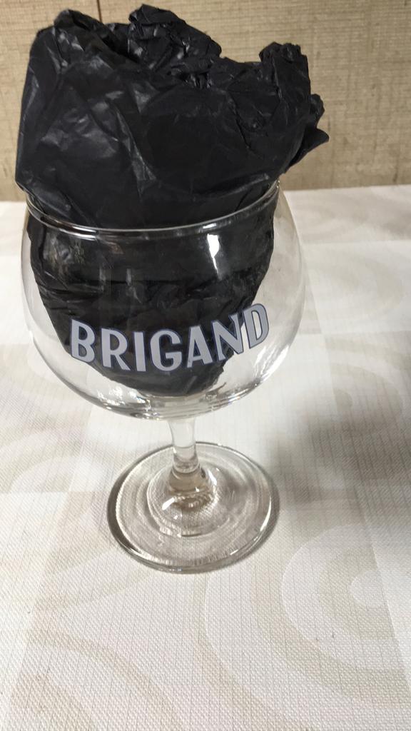 Bierglas Brigand, Verzamelen, Biermerken, Ophalen of Verzenden, Zo goed als nieuw
