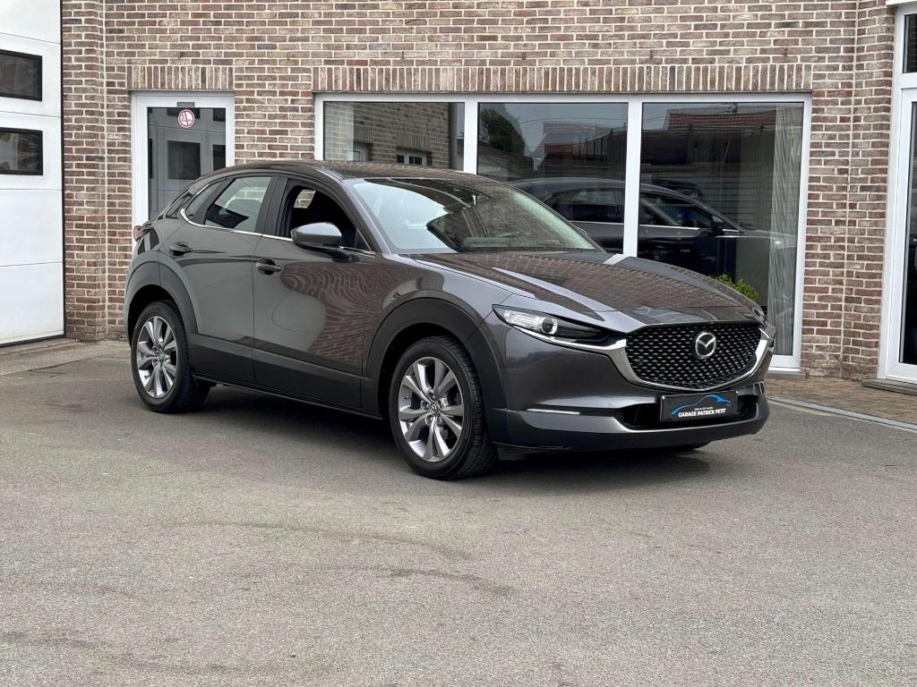Mazda CX-30 2.0 M-HYBRID (150pk) / Automaat / 52000km / 12m, Argent ou Gris, Apple Carplay, Entreprise, Entretenue par le concessionnaire