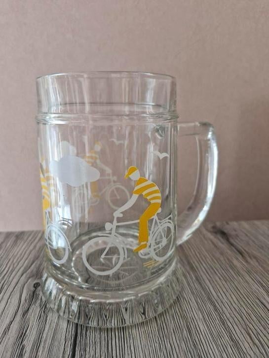 Bierglas fietsen, Enlèvement ou Envoi, Comme neuf, Verre à bière