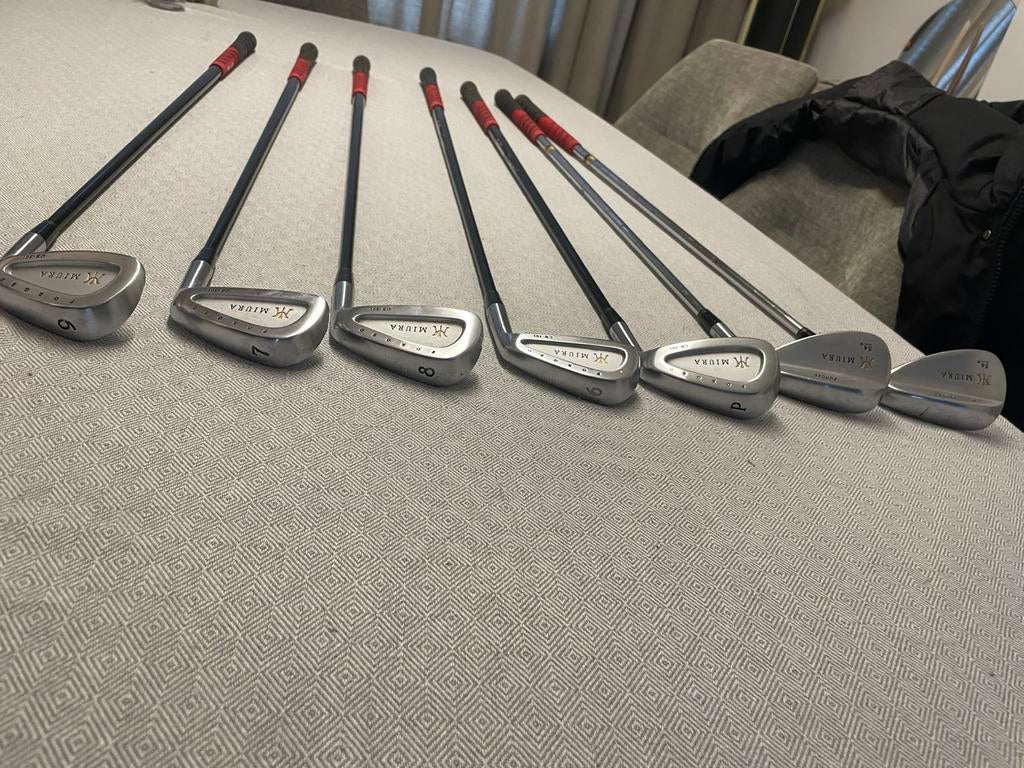 Miura CB-301 Forged IJzers (6-PW) + 2 Wedges – Premium Set, Ophalen, Zo goed als nieuw, Set