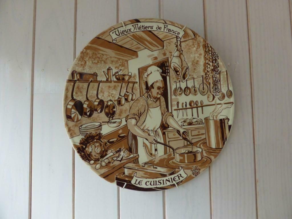 Sierbord, schotel 'Le cuisinier', Ophalen of Verzenden