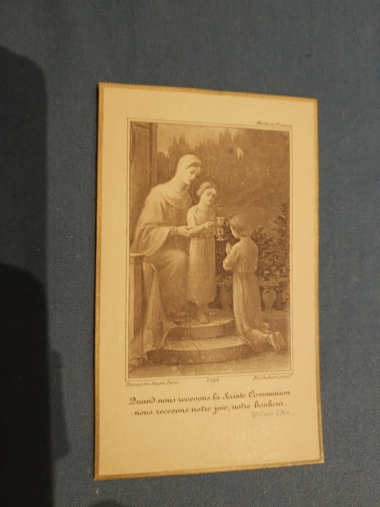 Plechtige communie: Knocke-aan-zee, 1938, Cosyn Roger, Verzamelen, Bidprentjes en Rouwkaarten, Ophalen of Verzenden