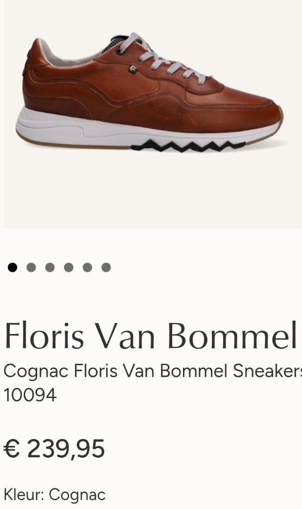 Sneakers👍De Class👍TOP👍"Floris Van Bommel"👍t:44👍, Neuf, Enlèvement ou Envoi, Autres couleurs, Floris van Bommel