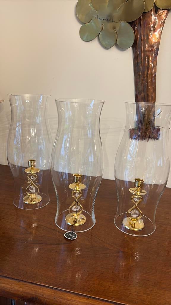 Kaarthouders 3 stuks Crystal, Ophalen, Zo goed als nieuw