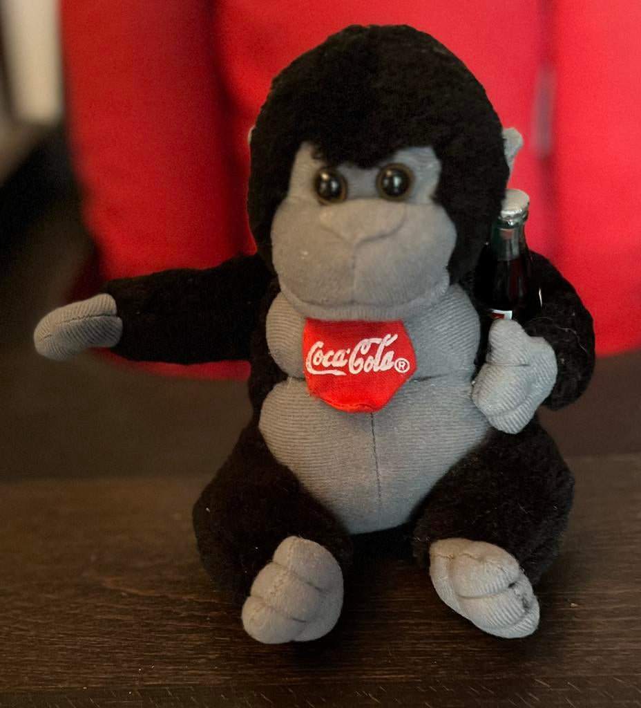 Coca-Cola|singe|Collection de peluches de la marque CocaCola, Enlèvement ou Envoi, Comme neuf