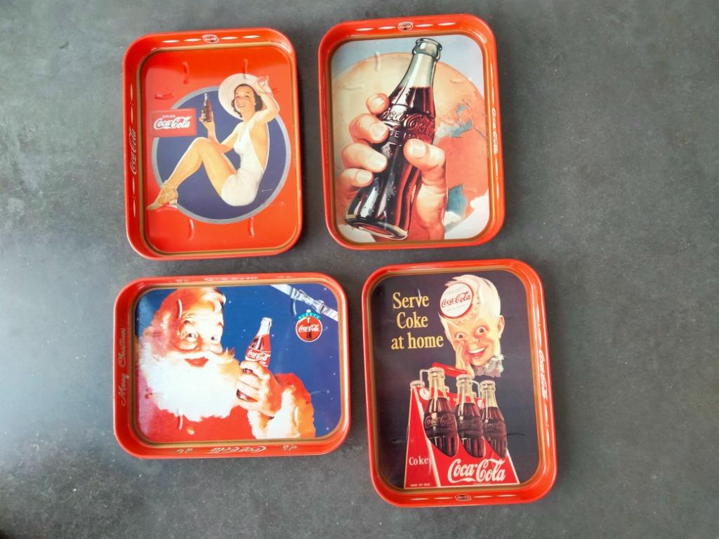 4 COCA COLA-bakjes om uit te kiezen, Verzamelen, Ophalen of Verzenden, Gebruikt, Overige typen