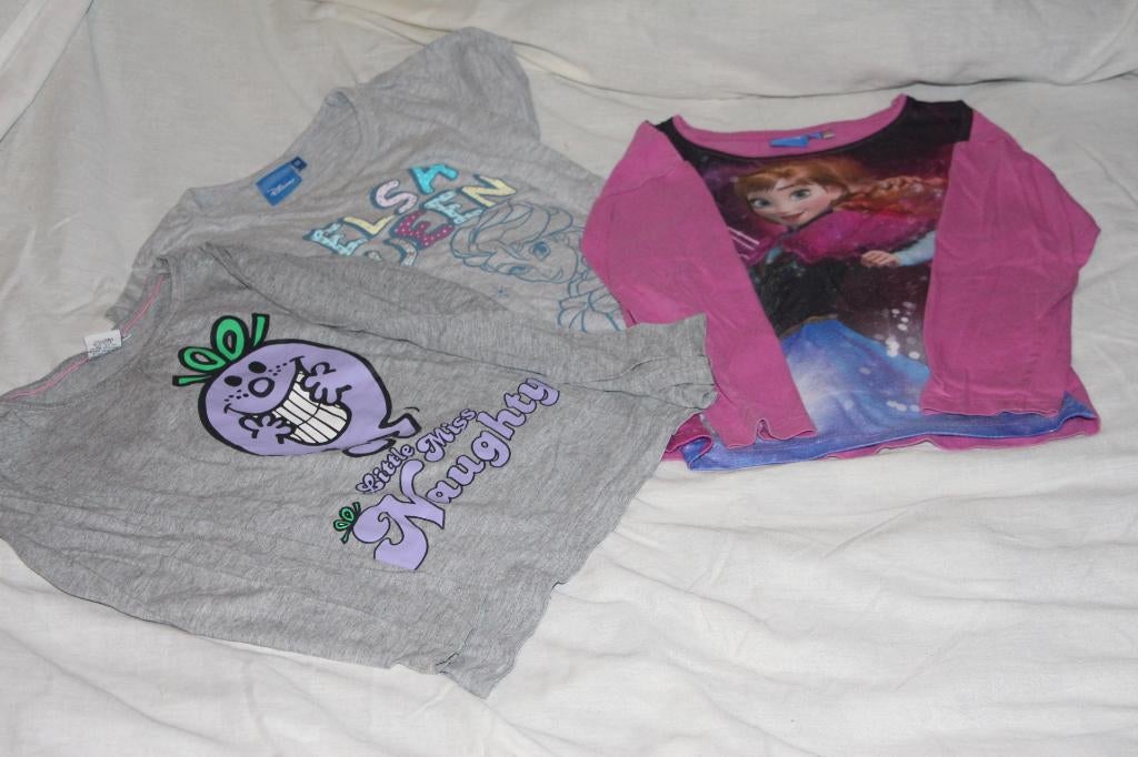 Lot de 3 t shirts taille 6 ans, Enfants & Bébés, Vêtements enfant | Taille 116, Utilisé, Fille, Autres types, Enlèvement