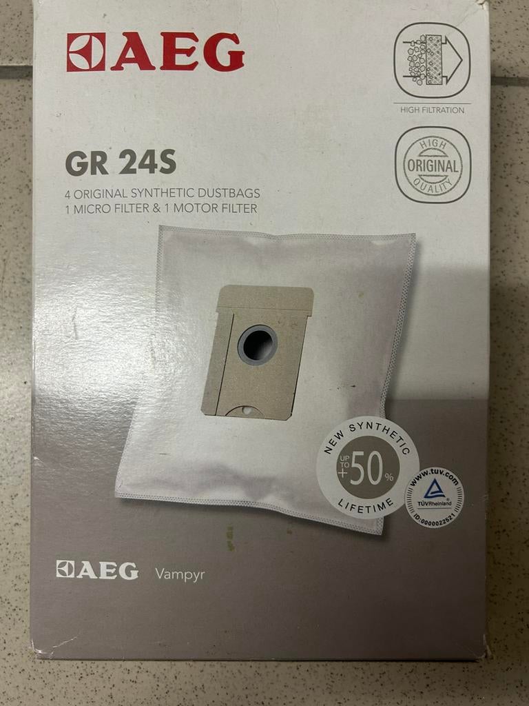 AEG GR24S, Enlèvement ou Envoi, Sac à poussière