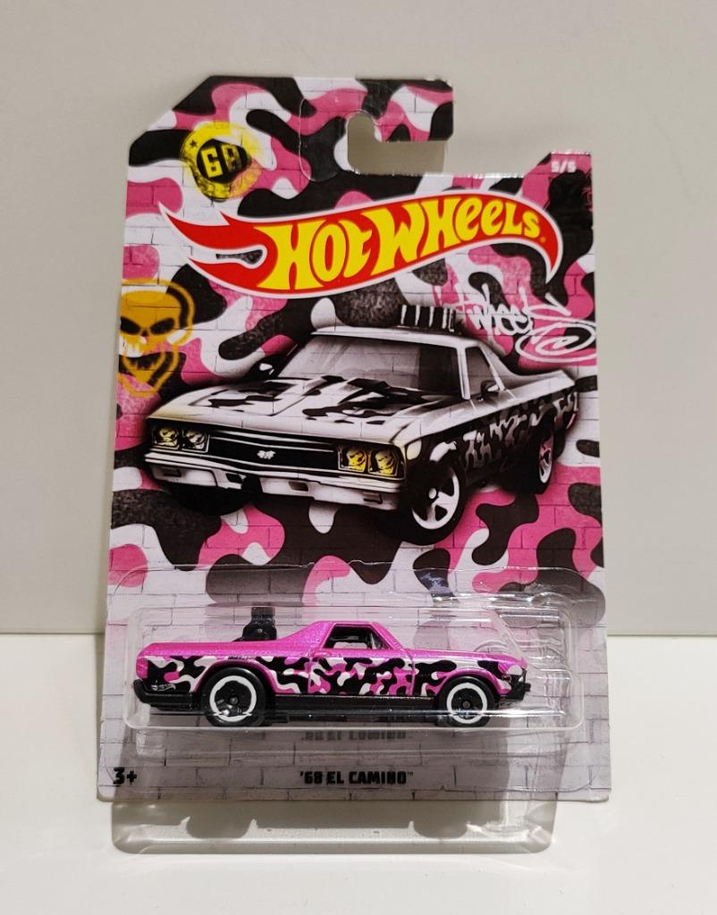 Hotwheels '68 El Camino 68th Racing Club  Camouflage (2019), Enlèvement ou Envoi