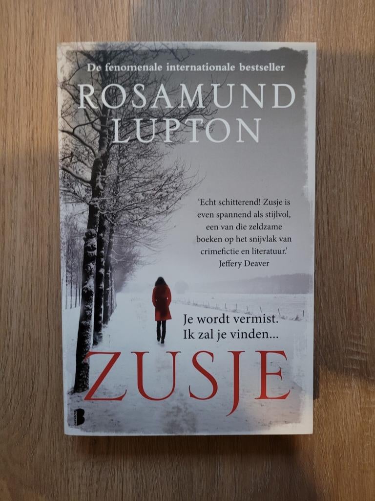 Rosamund Lupton - Zusje, Livres, Thrillers, Comme neuf, Enlèvement ou Envoi