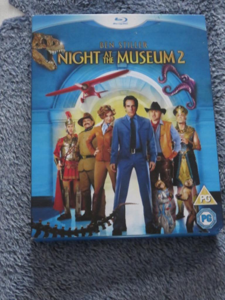 Blu-ray + DVD : Night at the Museum 2 -- Stiller - Wilson, Cd's en Dvd's, Blu-ray, Zo goed als nieuw, Tekenfilms en Animatie, Ophalen of Verzenden