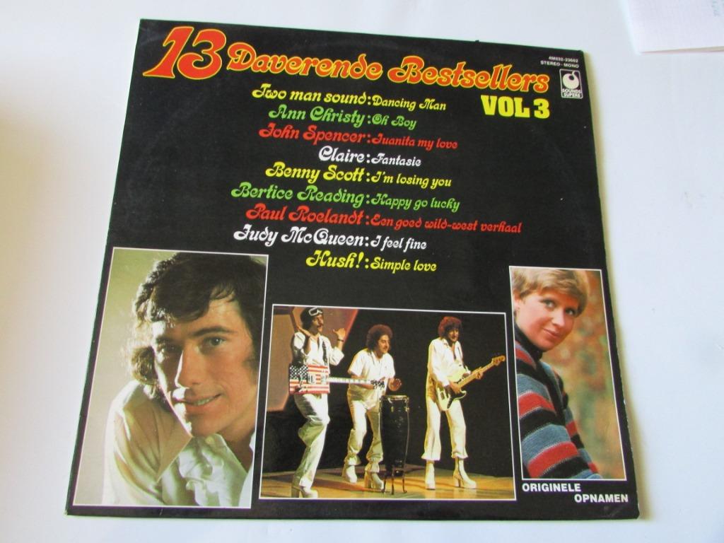 13 DAVERENDE BESTSELLERS, VOL 3, LP, Ophalen of Verzenden, Gebruikt, 12 inch, Pop