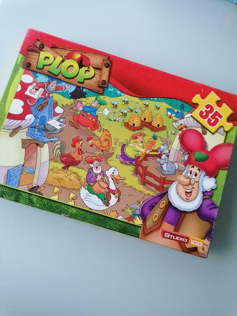Kabouter Plop puzzel 35 stukken, Enlèvement ou Envoi, Comme neuf