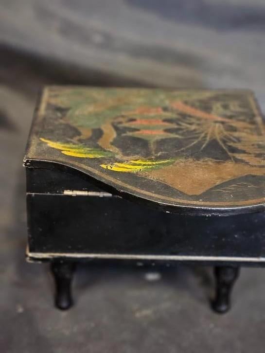 Muziekdoos antiek piano, Ophalen of Verzenden