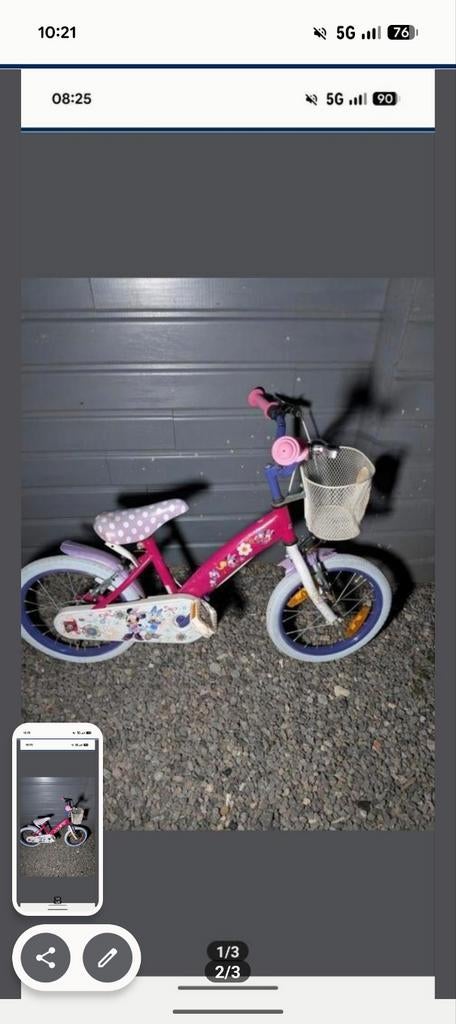 Vélo Disney, Vélos & Vélomoteurs, Enlèvement ou Envoi