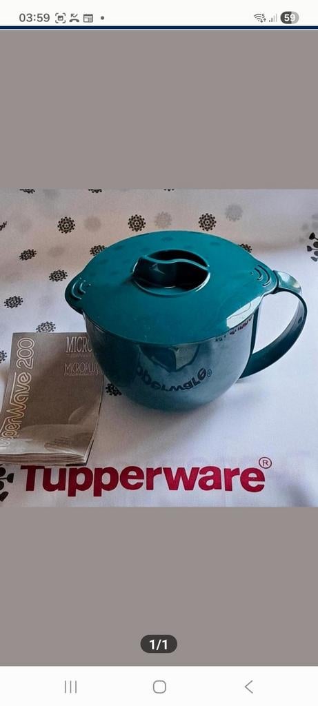 Bidon Tupperware Microplus 1L Nouveau, Enlèvement ou Envoi
