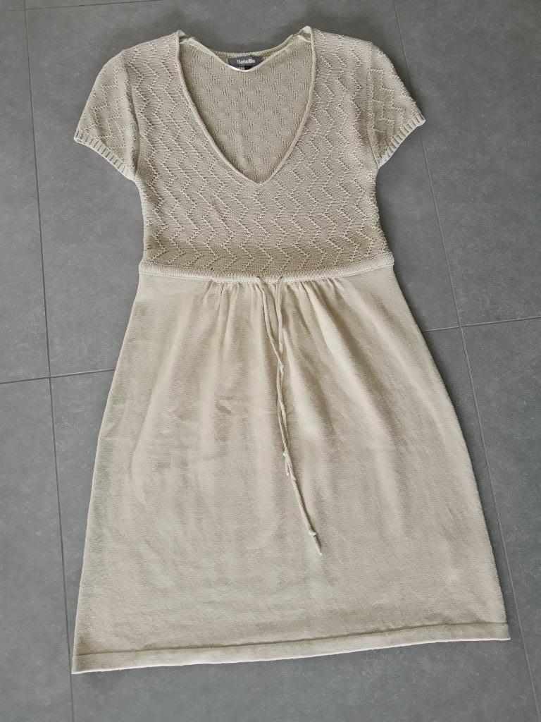 beige kleedje maat L bel & bo, Beige, Ophalen of Verzenden, Zo goed als nieuw, Boven de knie