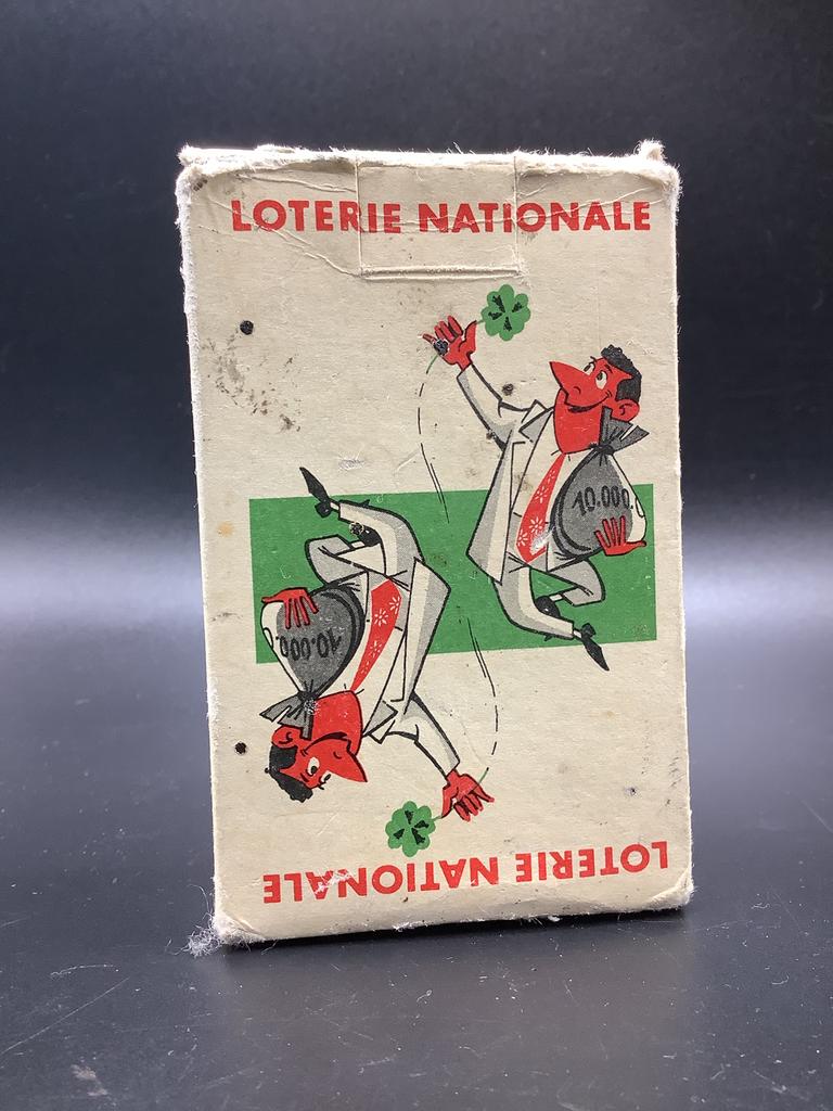 Ancien jeu de cartes Loterie Nationale, Collections, Enlèvement ou Envoi, Comme neuf