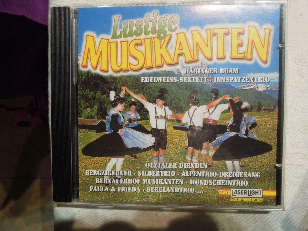 CD - Lustige musikanten 1999 Laserlight  muzikanten tiroler, Cd's en Dvd's, Ophalen of Verzenden, Overige genres