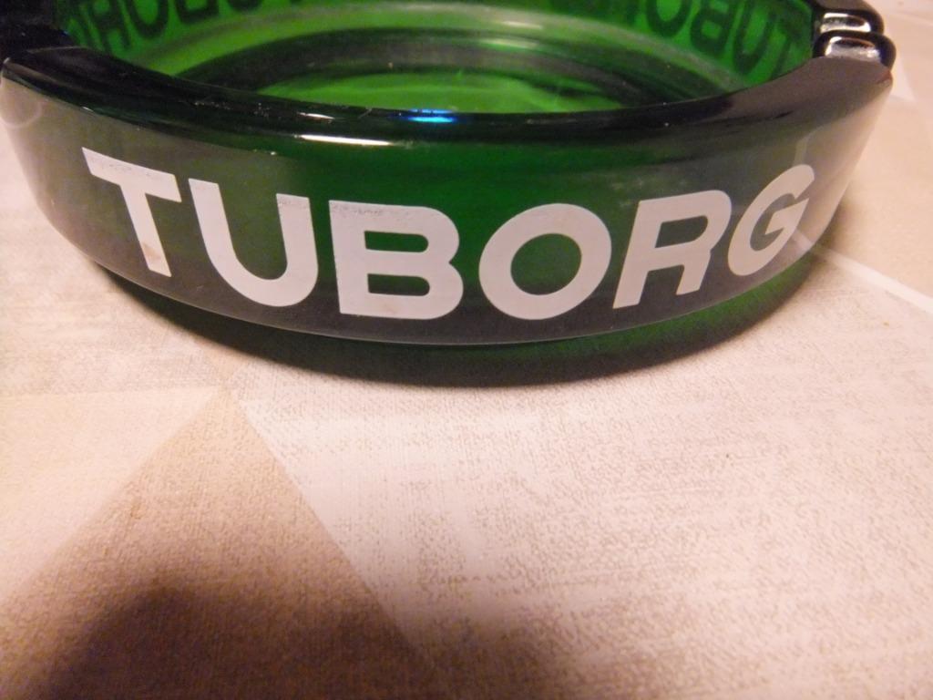tuborg asbak, Ophalen of Verzenden, Gebruikt, Asbak
