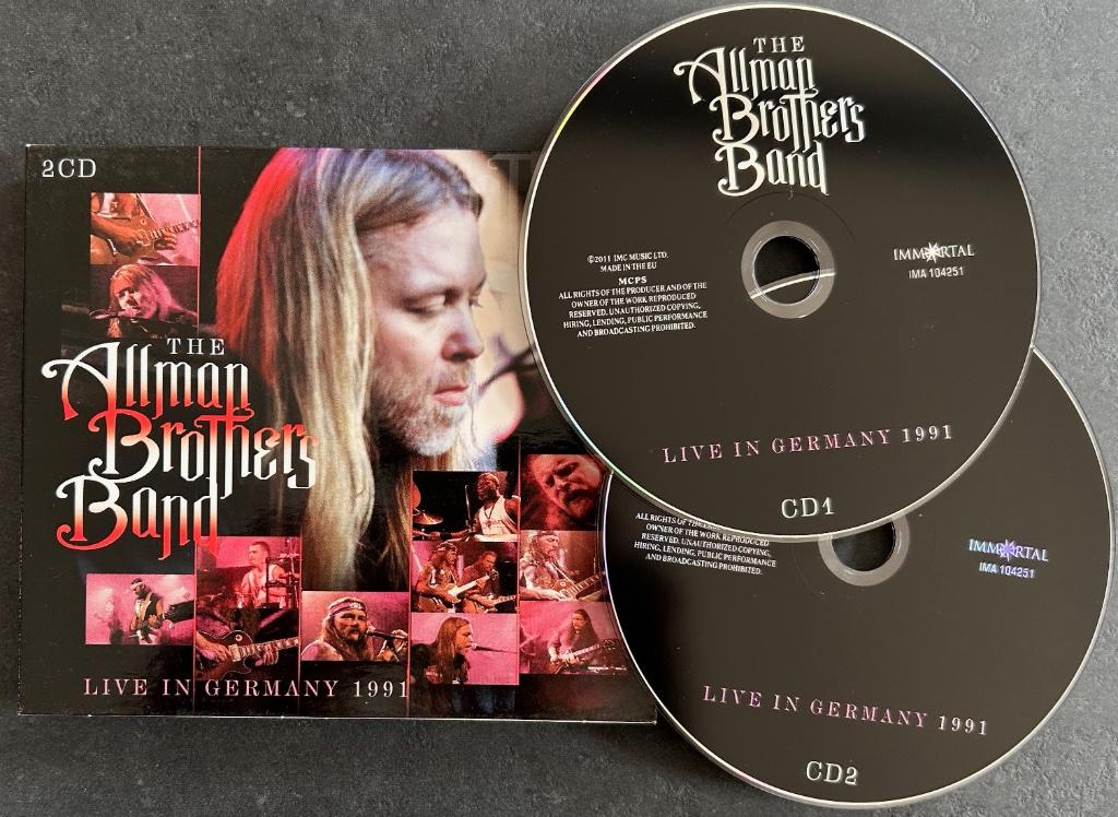 ALLMAN BROTHERS BAND - Live in Germany 1991 ( 2CD ), Verzenden, Zo goed als nieuw, Poprock